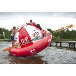 Diameter 4m Customized Red Inflatable Water Sport For Amusement Park for sale