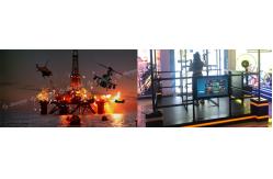 China Standing Interactive Shooting Simulator , Entertainment Center VR Motion Simulator supplier