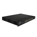 80Km Industrial Network Poe 24 Port Managed Switch Vlan SNMP Web Support for sale