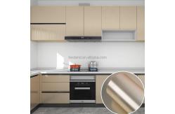 China PVC Reflective Metallic Peel And Stick Wallpaper Self Adhesive Bronze Wallpaper supplier