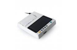 China High resolution digital 12 channel portable ECG machine with LCD display supplier