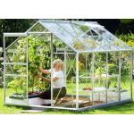 Small Hobby Flower Garden Greenhouse With Casement Door Simple Firm for sale