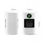 ABS PC Anti Flaming Ceramic Electric Heater With 50 Degree Swivel Head for sale