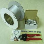 Cable Gripper Suspension System Wire Rope Gripper Loop Gripper With Wire Cutter For Cable Basket And Ducting Hanging for sale