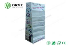 China Customized Logo Printing POP Floor Display Cardboard Display Shelf supplier