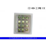 Weatherproof Green Backlit Metal Keypad For Low - Lit Environment