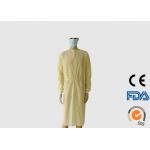 Breathable Disposable Isolation Gown Eco Friendly With Knitted Cuffs for sale