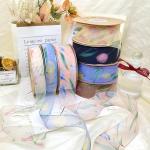 New Online Korean Ribbon Tulip Snow Silk Ribbon Flower Packaging Hair Accessories Bow Clothing Ribbon Shoe Flowers for sale