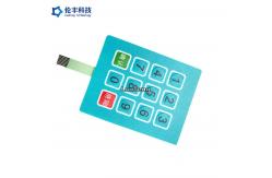 China PET Polyester Flat Membrane Switch , Custom Tactile Membrane Keypad supplier