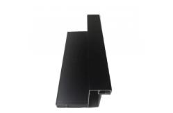 China 1.5mm Black Aluminium Extrusion Profiles Aluminium Sliding Window Frames supplier