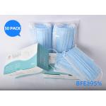 Anti Pollution Disposable Mouth Mask Soft Ear Loops Eliminate Pressure To Ears for sale