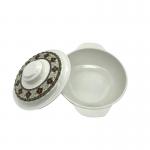 Ripple Melamine Salad Bowl With Lid Non Toxic 7.5 531 Series CE for sale