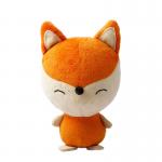 Cartoon Fox Plush Doll 20cm With Polypropylene Cotton Filling for sale