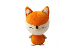 China Cartoon Fox Plush Doll 20cm With Polypropylene Cotton Filling supplier
