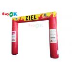 Square PVC Tarp Closed Air Inflatable Arch Custom 4.2x3.6x0.6m for sale
