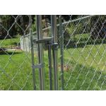 Powder Coated Angle Post Chain Link Fence Waterproof