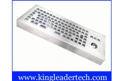 China Industrial Desktop Stainless Steel Keyboard 12 Keys F1 - F12 With Trackball supplier