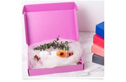 China CMYK Corrugated Paper Packaging Box For Apparel / Lingerie / Wig supplier