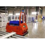 Roller Platform Automated Guided Vehicle Robot , Laser AGV 24 Hours Working Time for sale