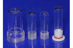 China Customized Laboratory Reagent Bottle Transparent With Screw 1750℃ Melt Point supplier
