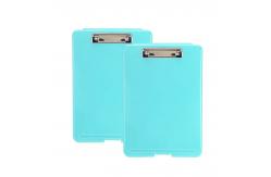 China Writable Plastic A4 Document Box Transparent Storage Box Silk Printed 24x35cm supplier