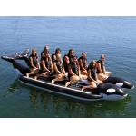 High Quality Large Inflatable Whale Boat For Many Persons , Inflatable Water Games for sale