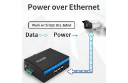 China 6 Port Gigabit PoE Switch Unmanaged DC48V Input Ouuput Unmanaged IP40 Grade supplier