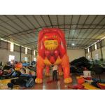 Commercial Cartoon Inflatable Advertising Signs digital painting Giant Inflatable Lion for exhibition for sale