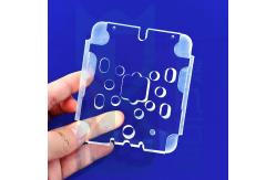 China Custom High Temperature Corrosion Resistant Quartz Transparent Opaque Punching Step supplier