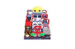 China Colorful Playground: Trains, Slides Under a Sunny Sky supplier