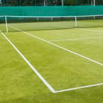 Gauge 3/16'' Artificial Turf Grass Football Pitch 11000 Dtex Carpet Roll for sale