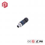 Waterproof Ip67 Straight Assembly Plug Cable Panel Mounted Pcb A D Code Female M12 4 Pin Connector for sale