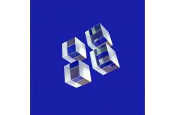 China Manufacture Optical Glass Cube Beam Splitter Glass Prism Custom X Cube Photography supplier