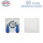 ANSHI 2 Ports Fiber Face Plate RJ45 And SC FTTH Termination Box ABS Material for sale
