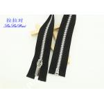 Silver / Gold Teeth Open End 22 Inch Metal Separating Zipper For Dress / Causal Wear for sale