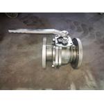 316l Stainless Steel Ppl Seat Lining Flange Ball Valve , Industrial Control Valves for sale