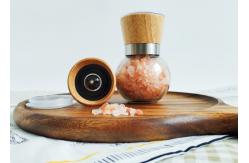 China Glass Salt Grinder Mill Adjustable Grinder Cap With Ceramic Core supplier
