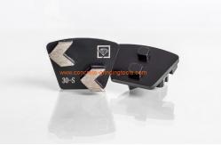 China Arrow seg Two Pin locking concrete grinding segments for sti grinder supplier