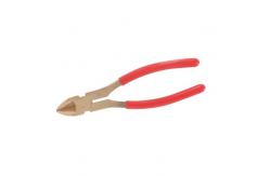 China Gold Head Non Sparking Pliers Industry Line Diagonal Wire Cutters supplier