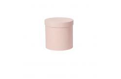 China Customized Cardboard Flower Cylinder Box With Gold Hot Stamp supplier