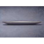 SGS 13 Triangle Rustic Stoneware Ceramic Dinner Plate