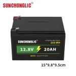 12.8V 20Ah LiFePO4 Lithium Battery Pack Overheating Protection Lightweight for sale