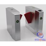 LED Direction Indicator Metro Station Access Control Flap Turnstile for Office Building for sale