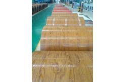 China Wood-Like Appearance Prepainted Aluminium Coil for Building Materials supplier