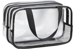 China Waterproof Lightweight Lager Capacity Soft Toiletry Bag With Handle supplier