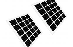 China Rixin Transparent Monocrystalline PV Module Bifacial Solar Panel For Roof supplier
