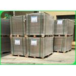 Hard sheet 2.5mm Grey Board Paper For Book Cover / Double Grey Cardboard for sale