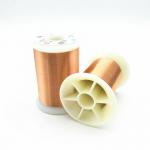Solid UEW Insulation AWG 42 0.063mm Copper Magnet Wire for sale
