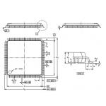 32-bit ARM Cortex-M3 microcontroller; LPC1766FBD100  QFP Integrated Circuit Chip for sale