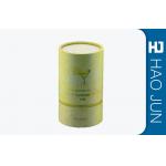 High End Printed Cardboard Cylinder Tubes For Food , Green Color for sale